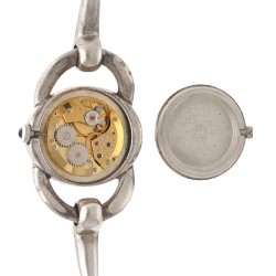 No Reserve - Chopard vintage Sterling Silver .925 5030 - Dames horloge 