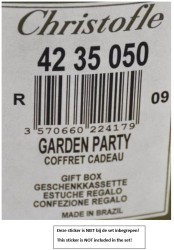 Christofle ''Garden Party'' set (3), São Paulo (Brazilië) / Parijs (Frankrijk) ca. 2000, verzilverd