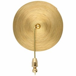 Geelgouden Niessing FormEs vervormbare schijf op een reversspeld - 18 kt.