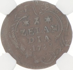 Duit. Zeeland. 1788. AU 58 BN