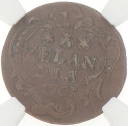 Duit. Zeeland. 1767. AU 58 BN