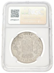 Belgium. Leopold I. 5 Francs. 1850 - No dot above date. MS 60