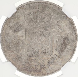 Belgium. Leopold I. 5 Francs - Bare head. 1849. AU 55
