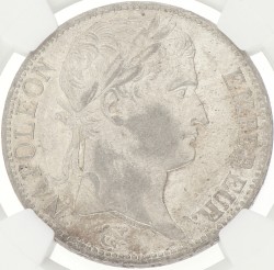 France. Empire. Napoleon. 5 Francs. 1811 A. AU 58