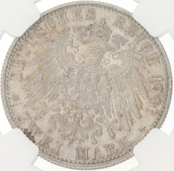 German states. Baden. 2 Mark - Wedding anniversary. 1906. MS 62