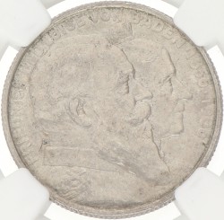 German states. Baden. 2 Mark - Wedding anniversary. 1906. MS 62