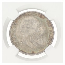 German states. Baden. Friedrich. 2 Mark. 1907 G. AU 58