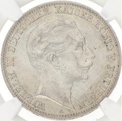 German states. Prussia. Wilhelm II. 3 Mark. 1909 A. MS 62