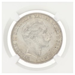 German states. Prussia. Wilhelm II. 3 Mark. 1909 A. MS 62