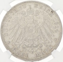 German states. Hamburg. 3 Mark. 1914 J. MS 64