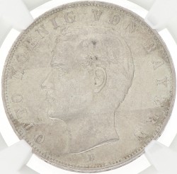 German states. Bavaria. Otto. 3 Mark. 1910 D. MS 62