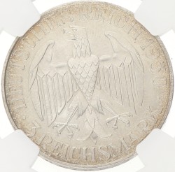 Germany. Weimar republic. 3 Mark - Graf Zeppelin. 1930 A. UNC details.