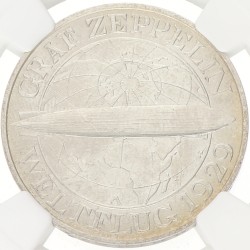 Germany. Weimar republic. 3 Mark - Graf Zeppelin. 1930 A. UNC details.