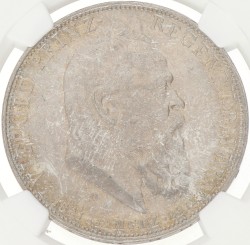 German states. Bavaria. Luitpold. 5 Mark - 90th birthday. 1911 D. MS 64