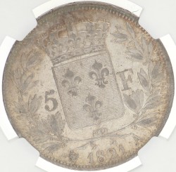 France. Second kingdom. Louis XVIII. 5 France. 1821 A. AU 58