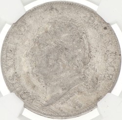 France. Second kingdom. Louis XVIII. 5 Francs. 1822 W. AU 55