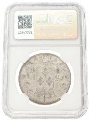 France. Second kingdom. Charles X. 5 Francs. 1826 W. AU 58