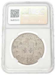 France. Second kingdom. Charles X. 5 Francs. 1826 W. MS 61