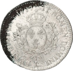 France. Kingdom. Louis XV. Ecu. 1774 L. XF