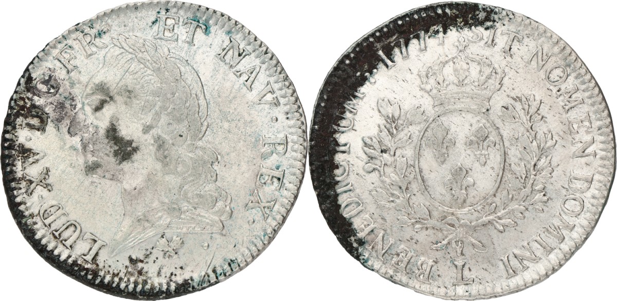 France. Kingdom. Louis XV. Ecu. 1774 L. XF