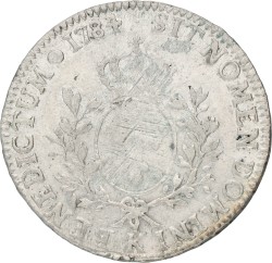 France. Kingdom. Louis XVI. Ecu. 1784 K. VF