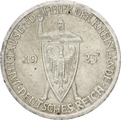 Germany. Weimar republic. 3 Mark - Rhineland. 1925 A. AUnc
