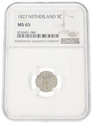 5 Cent. Willem I. 1827 U. MS 65