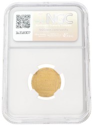 Gouden dukaat. Sint Petersburg. Willem II. 1841 Leli. UNC details.