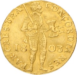 Gouden dukaat. Utrecht. 1803. VF