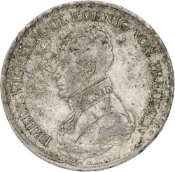 German states. Prussia. Friedrich Wilhelm II. Thaler. 1817 A. VF