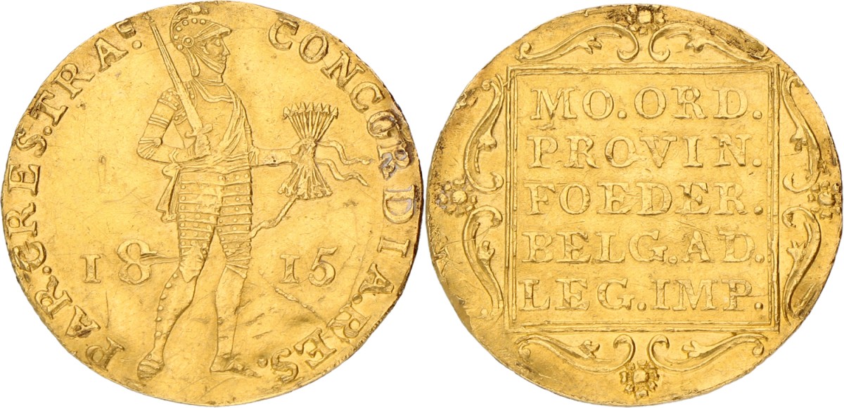 Gouden dukaat. Willem I. 1815. VF / XF