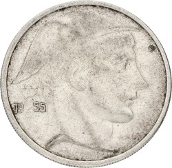 Belgium. 20 Francs - Fl. 1955. VF