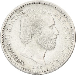 10 Cent. Willem III. 1885. VF / XF