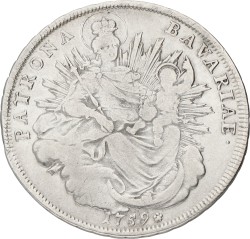 German states. Bavaria. Maximilian III Joseph. Thaler. 1759. F -