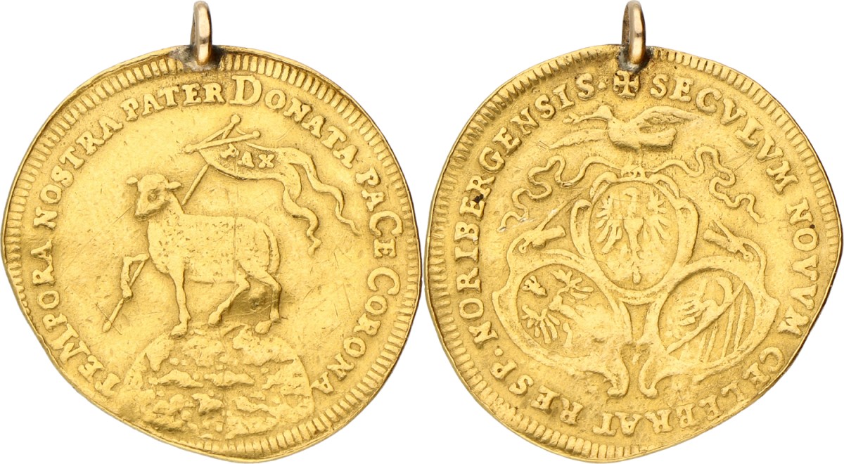 Goudwisselkantoor auction: German states. Nürnberg. Ducat. N.D. (1700). F