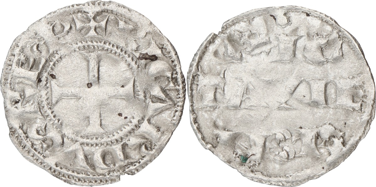 France. Feudal. Poitier. Richard I of England. Obole. ND (1189 - 1196)