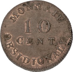 Belgium. Antwerp. Napoleon. 10 Centimes - Siege of Antwerp. 1814. XF