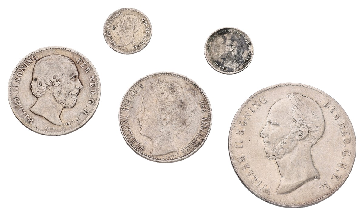 Lot (5) Mixed. Average VF