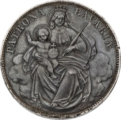 German states. Bavaria. Lüdwig II. Thaler. 1868. VF / XF