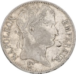 France. Napoleon I. 5 Francs. 1909 B. VF