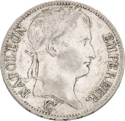 France. Napoleon I. 5 Francs. 1811 I. VF +