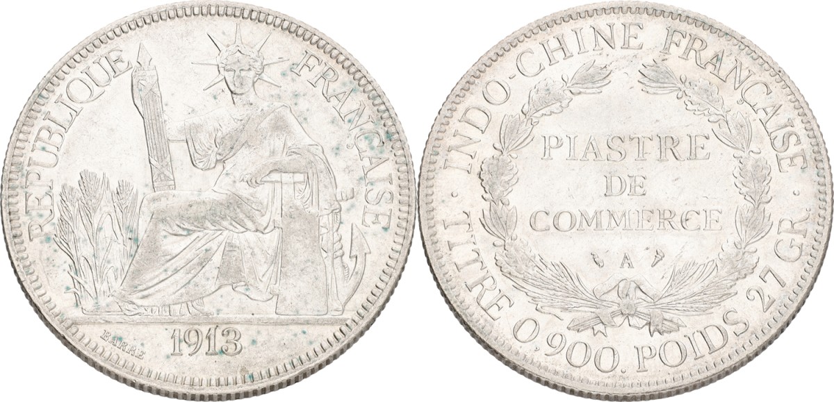 French Indo China. 1 Piastre. 2013. XF