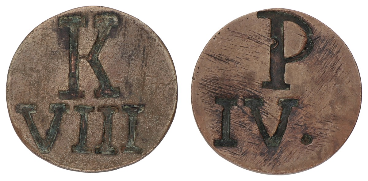 Lot (2) 2½ Cent - P IV & K VIII. Nederlands-Indië. 1857. Average F