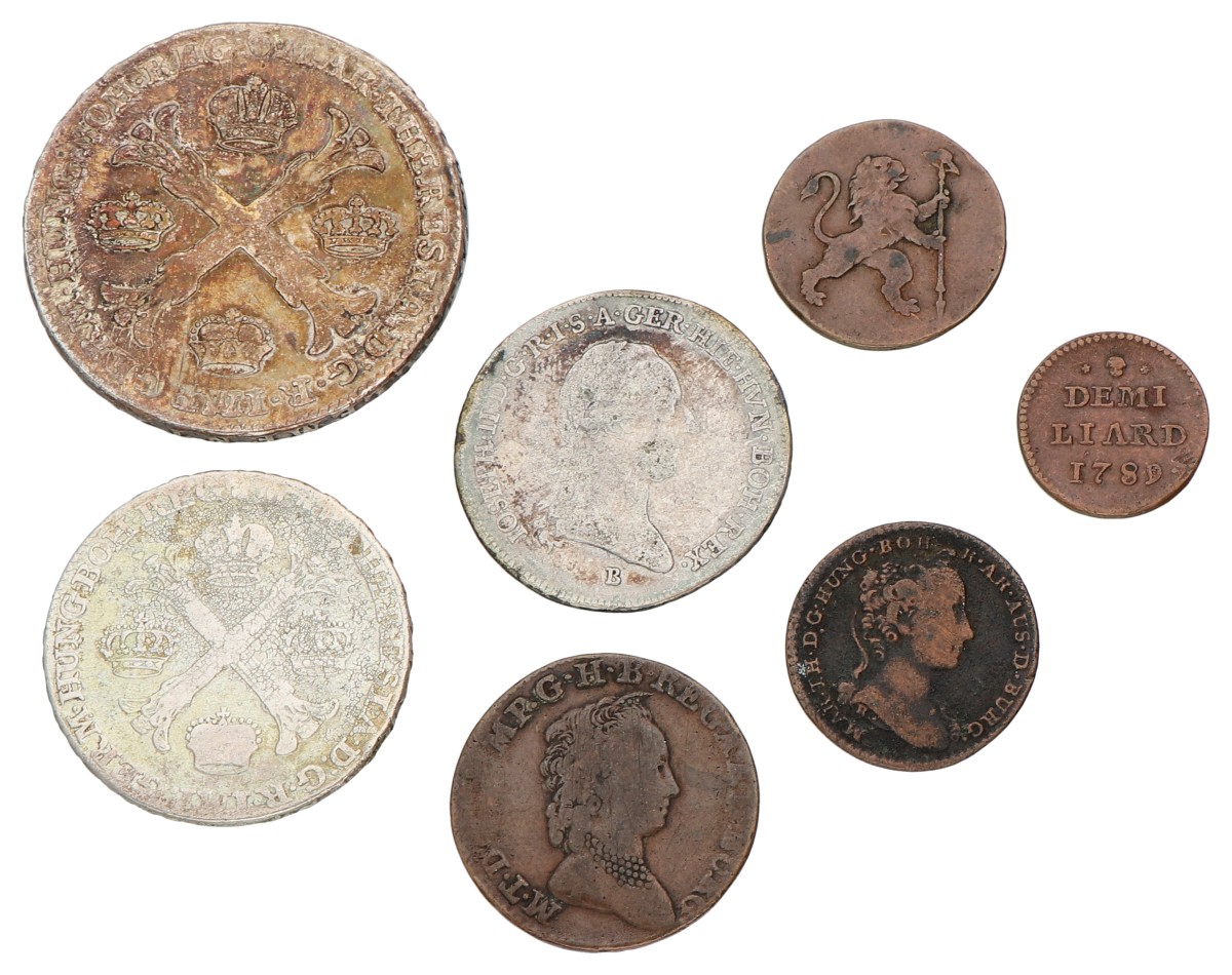 Lot (7) Mixed. Brabant. Average VF