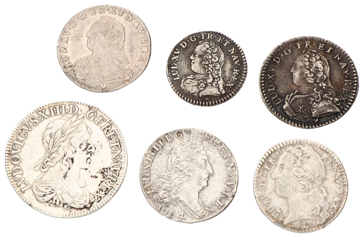 France. Lot (6) Mixed. Average VF