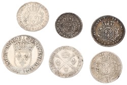 France. Lot (6) Mixed. Average VF