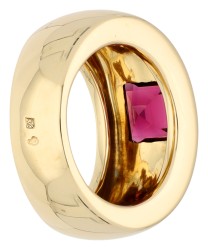 Chaumet 18K geelgouden ring bezet met ca. 1.60 ct. toermalijn 