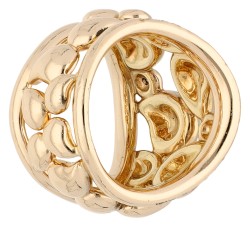 Tamara Comolli Signature Lace 18K roségouden ring bezet met diamant