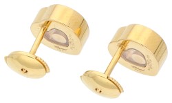 Chopard 18K geelgouden oorstekers Happy Diamonds
