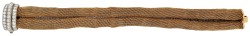 18K geelgouden milanese armband bezet met ca. 0.58 ct. diamant